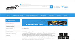 Desktop Screenshot of bisonbatteries.com