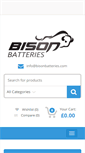 Mobile Screenshot of bisonbatteries.com